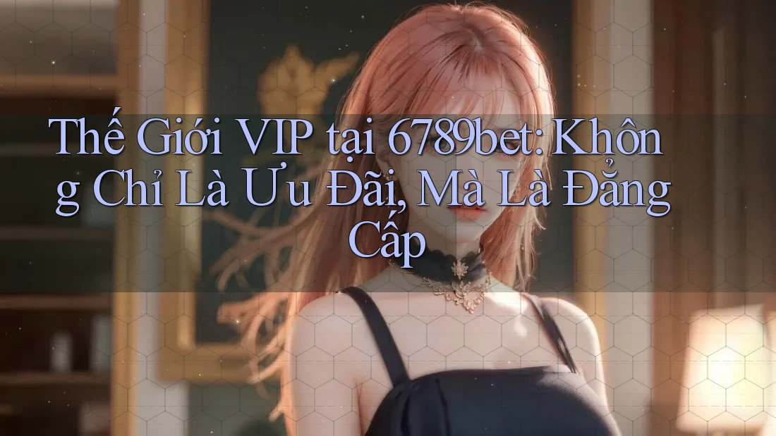 Thế Giới VIP tại 6789bet: Không Chỉ Là Ưu Đãi, Mà Là Đẳng Cấp