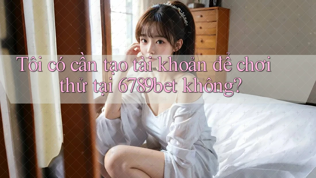 Tôi có cần tạo tài khoản để chơi thử tại 6789bet không?