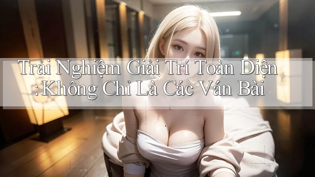 Trải Nghiệm Giải Trí Toàn Diện: Không Chỉ Là Các Ván Bài Trải Nghiệm Giải Trí Toàn Diện: Không Chỉ Là Các Ván Bài
