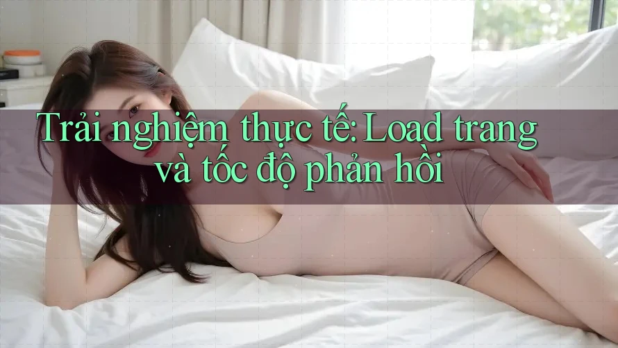 Trải nghiệm thực tế: Load trang và tốc độ phản hồi Trải nghiệm thực tế: Load trang và tốc độ phản hồi