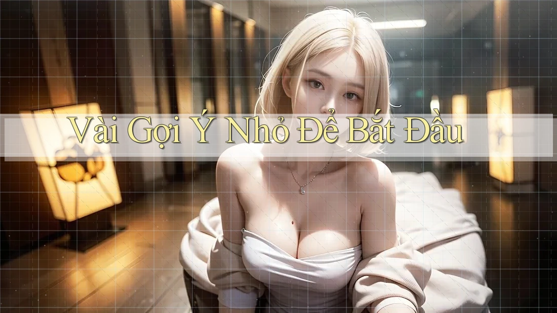 Vài Gợi Ý Nhỏ Để Bắt Đầu Vài Gợi Ý Nhỏ Để Bắt Đầu
