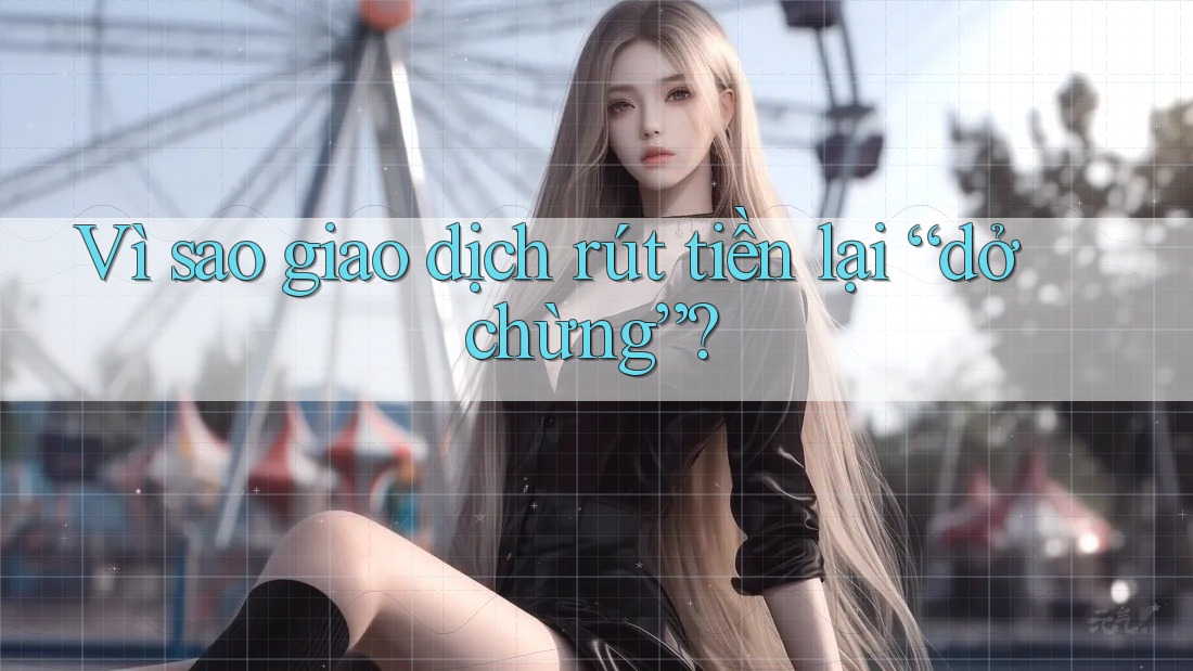 Vì sao giao dịch rút tiền lại “dở chừng”?